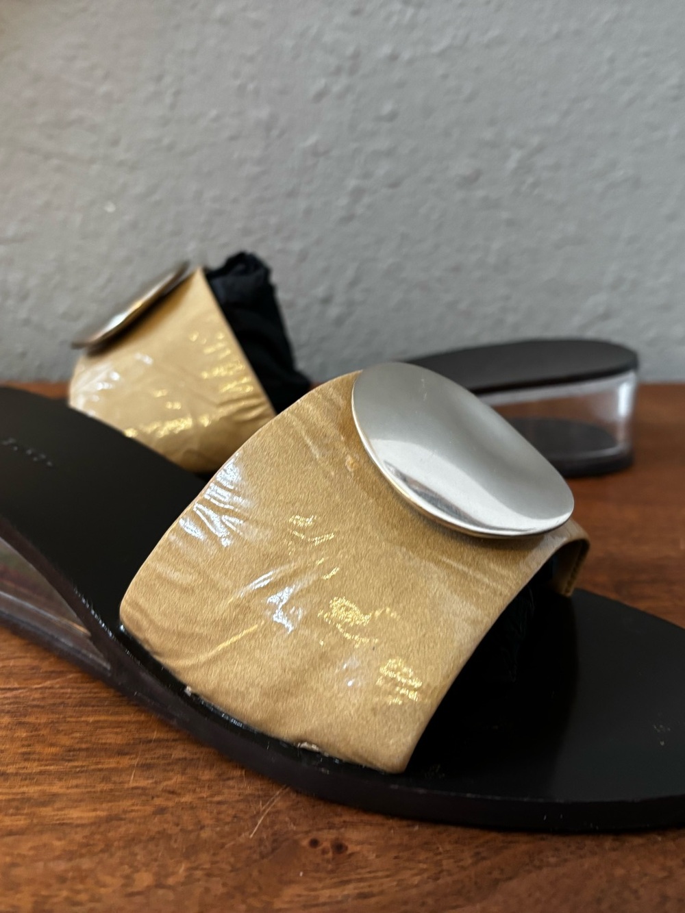 Tory Burch Patos Wedge Slide sandals 10.5